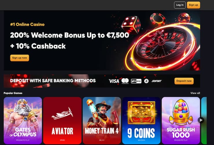 A snapshot of InstantCasino, one of our top rated betting sites Ireland operators.